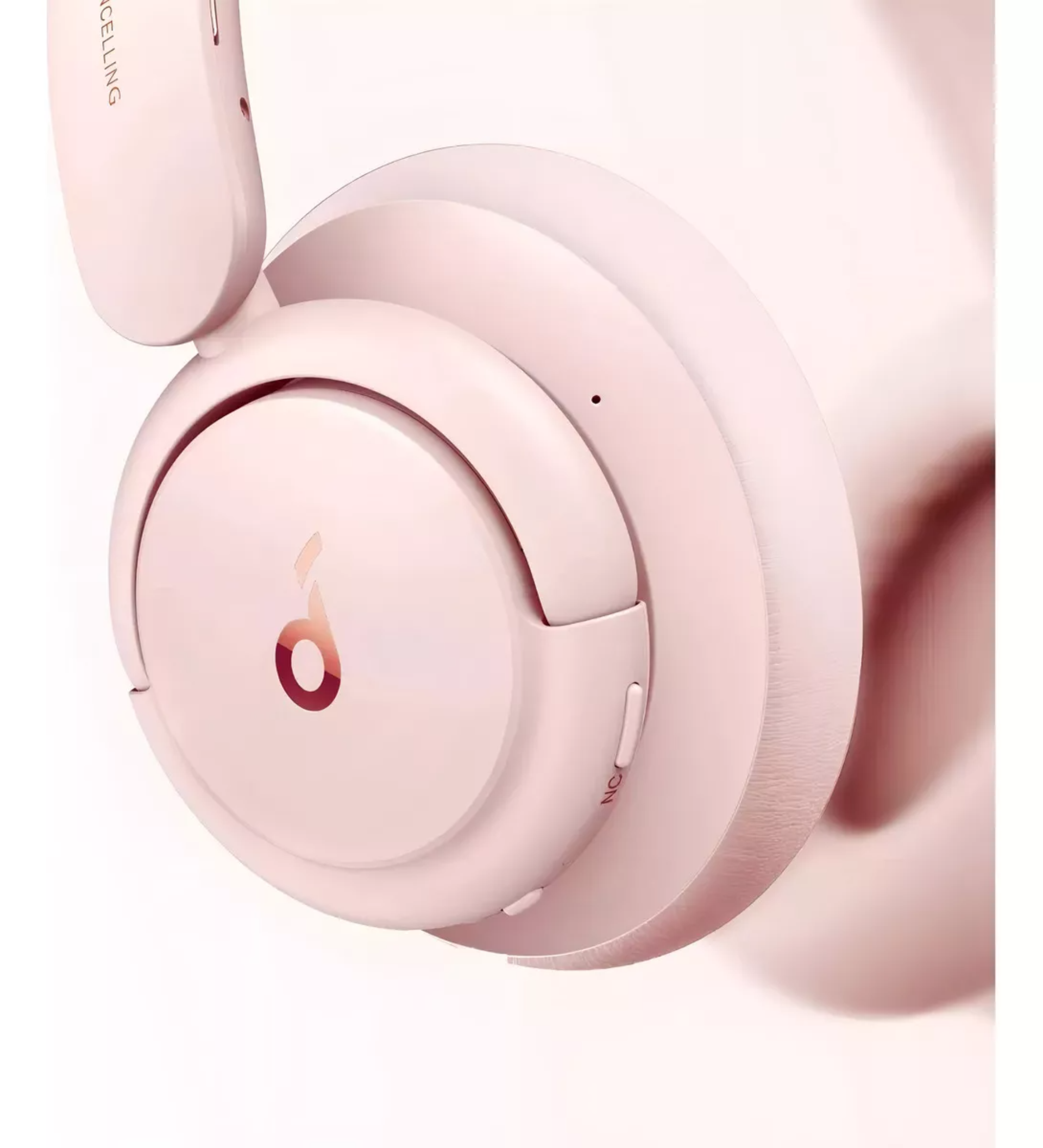 Audífonos Diadema Soundcore by Anker Life Q30 con Cancelación Activa de Ruido hasta 95% Múltiples Modos Alta Resolución Tiempo de Reproducción 40 Horas para Gym y Gaming Color Sakura Pink