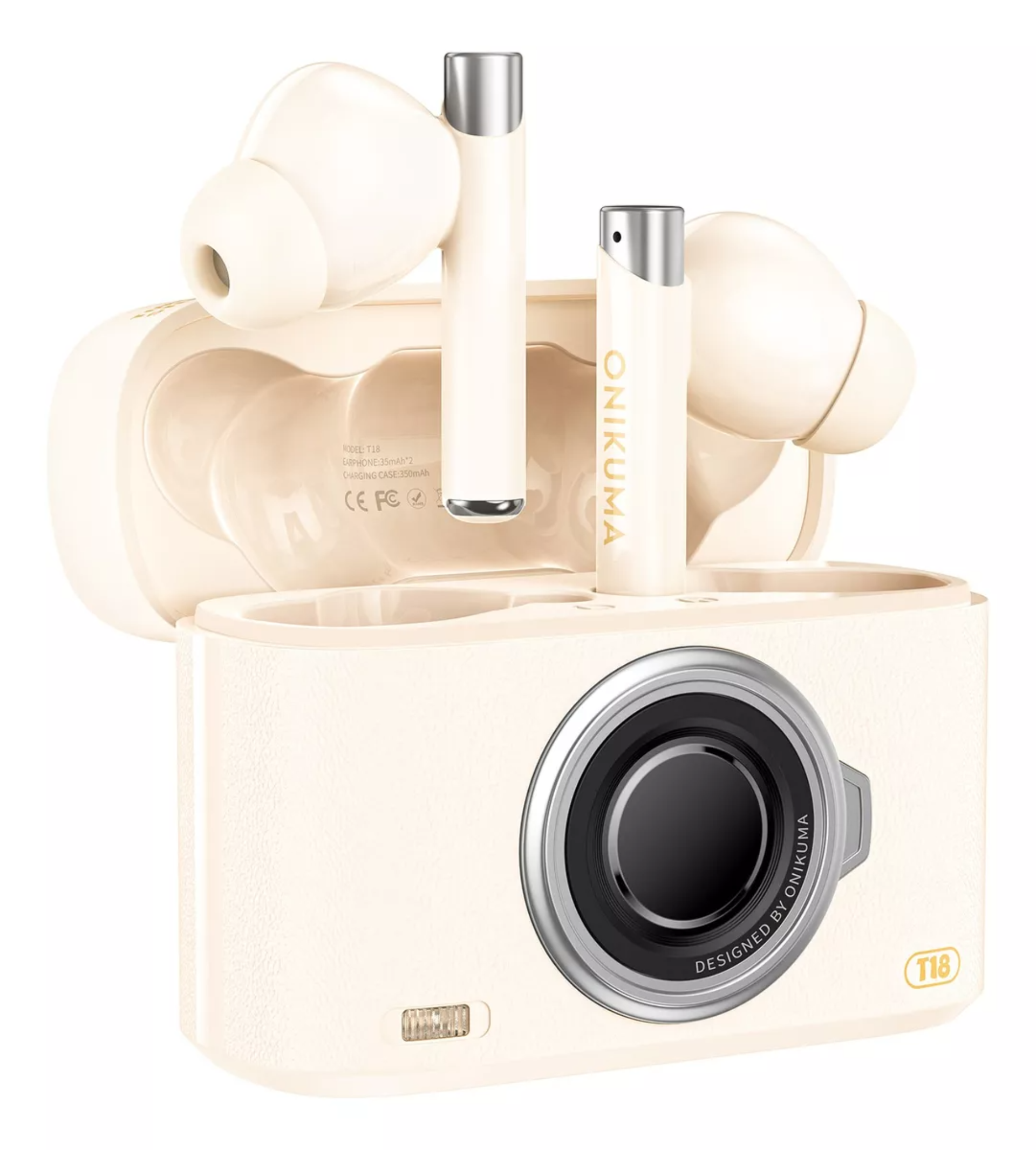 Audífonos Onikuma T18 In-ear Gamer Buds Bt 5.3 Inalámbricos