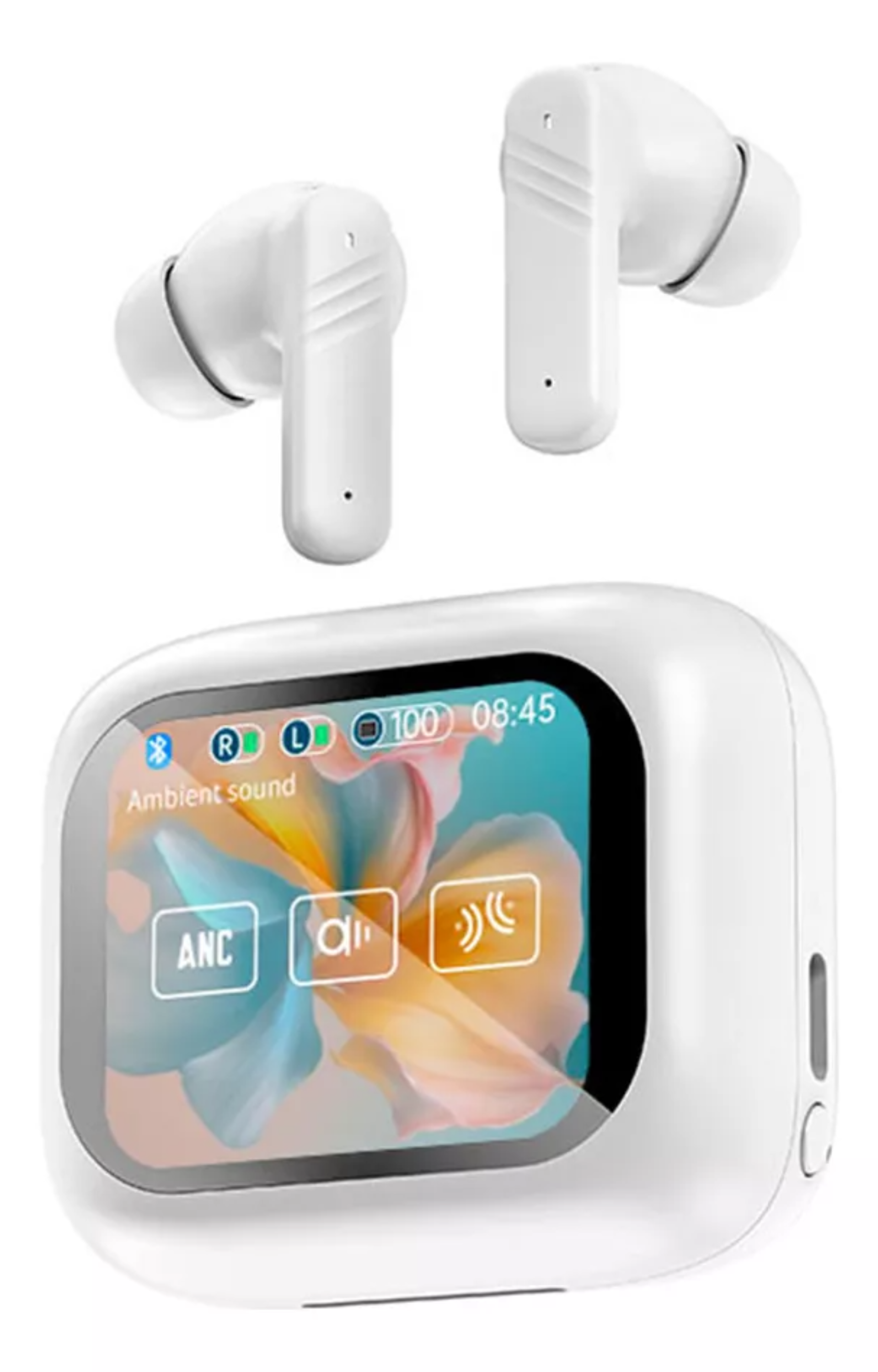 Pantalla Inteligente Lcd Intraural Bluetooth De Audifonos
