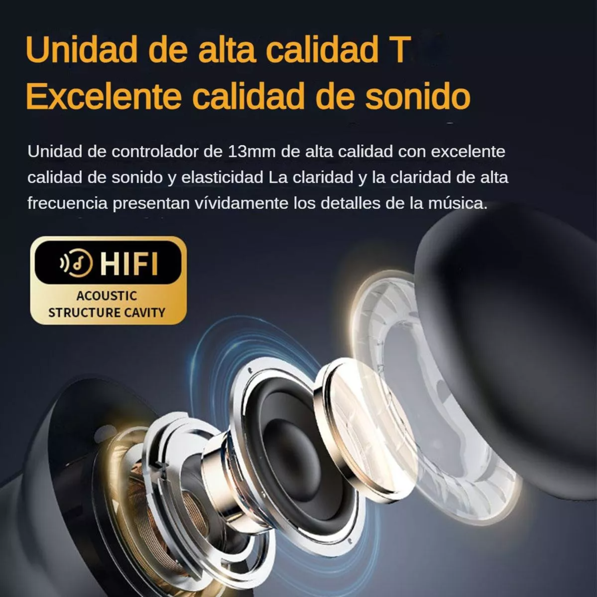 Pantalla Inteligente Lcd Intraural Bluetooth De Audifonos