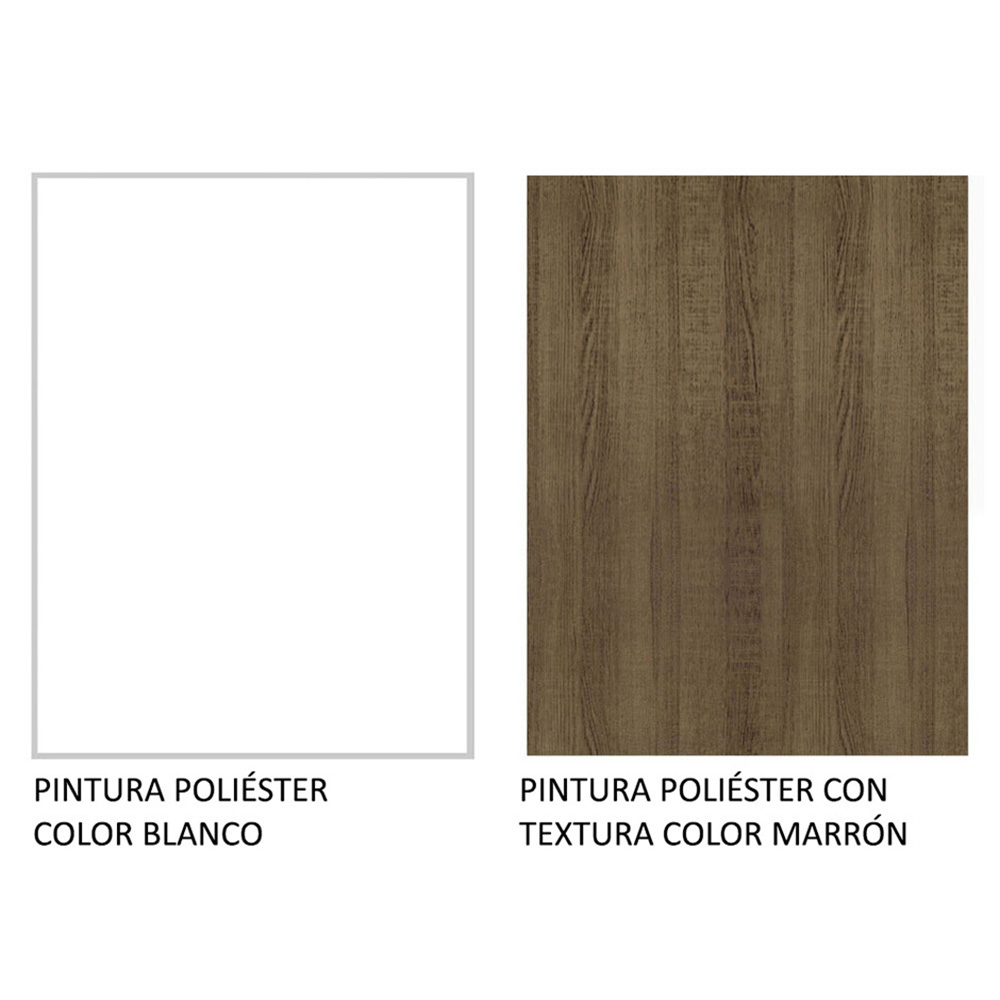 Ropero Closet Madesa 2 Puertas 1 Espejo con Pies BM 01