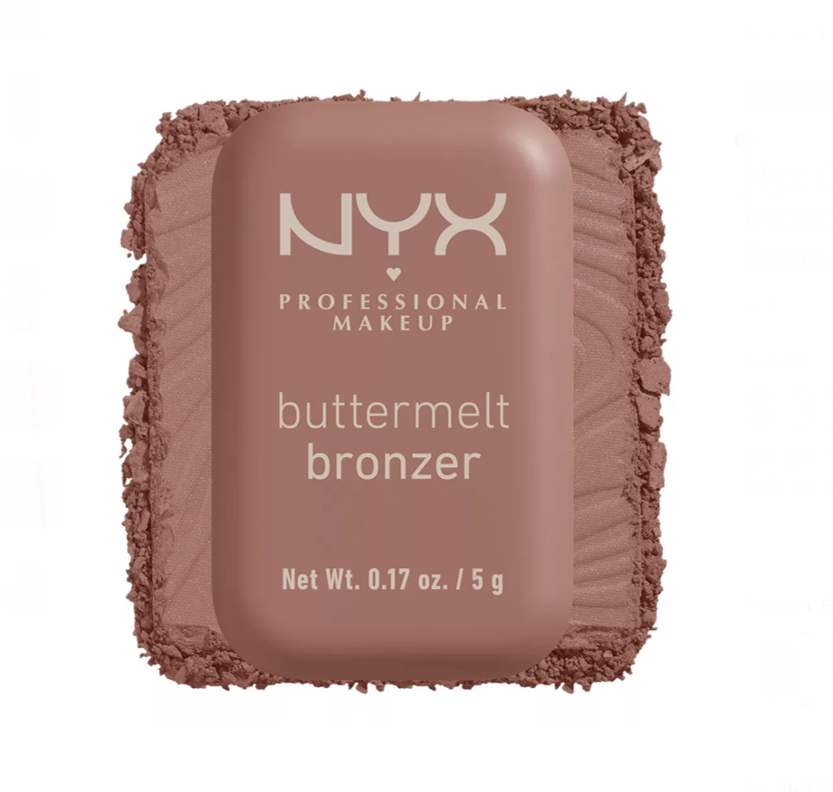 Nyx Cosmetics buttermelt bronzer bronceador cremoso tono All Butta D Up