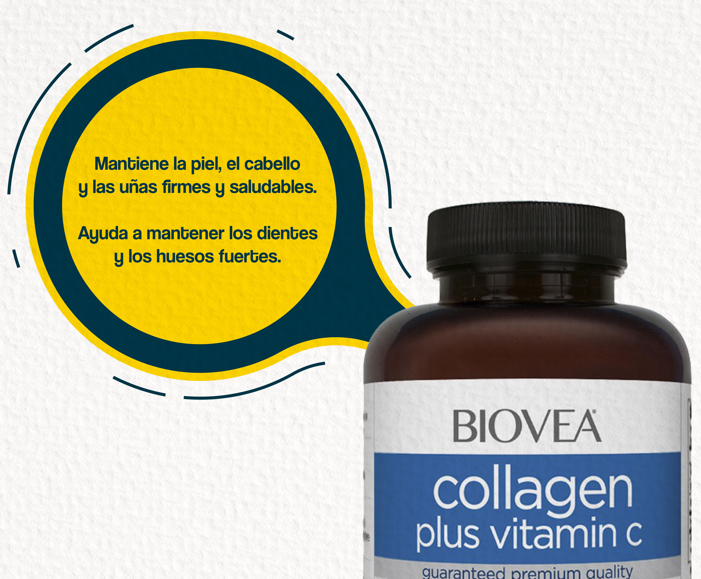Biovea Colágeno más vitamina c 180 comprimidos