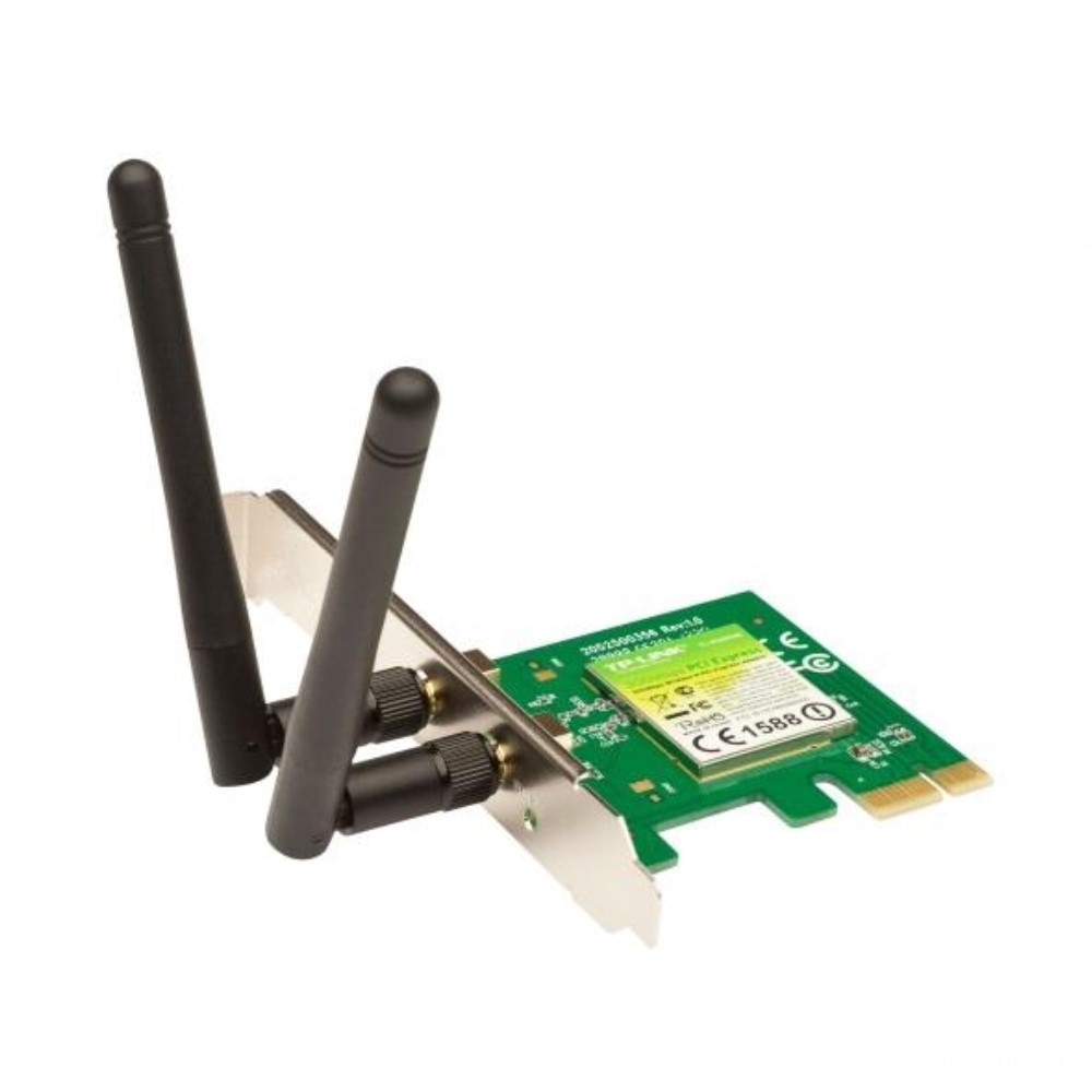 TP-Link Tarjeta de Red TL-WN881ND V1, Inalámbrico, 300 Mbit/s, PCI Express, WLAN, con Antena de 2dBi. 