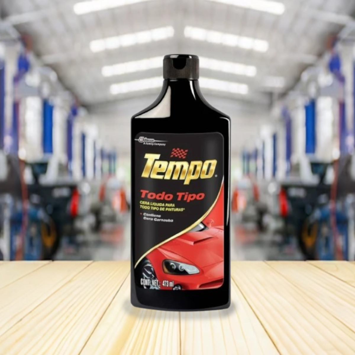 Cera Líquida Tempo todo tipo pinturas 473ml kit 2 piezas