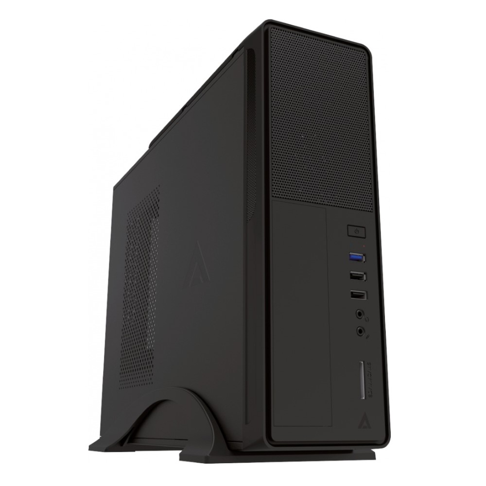 Gabinete Acteck BROKK Slim GI002, Midi-Tower, ITX/Micro-ATX, USB 2.0/3.1, con Fuente de 500W, 1 Ventilador Instalado, Negro. 