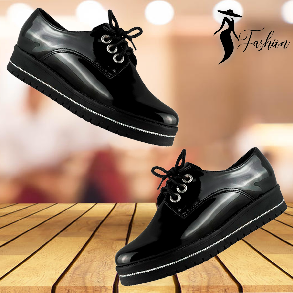 Charol Zapatos Mujer De Vestir 2018 Zapato Niña Escolar Charol - Main Image