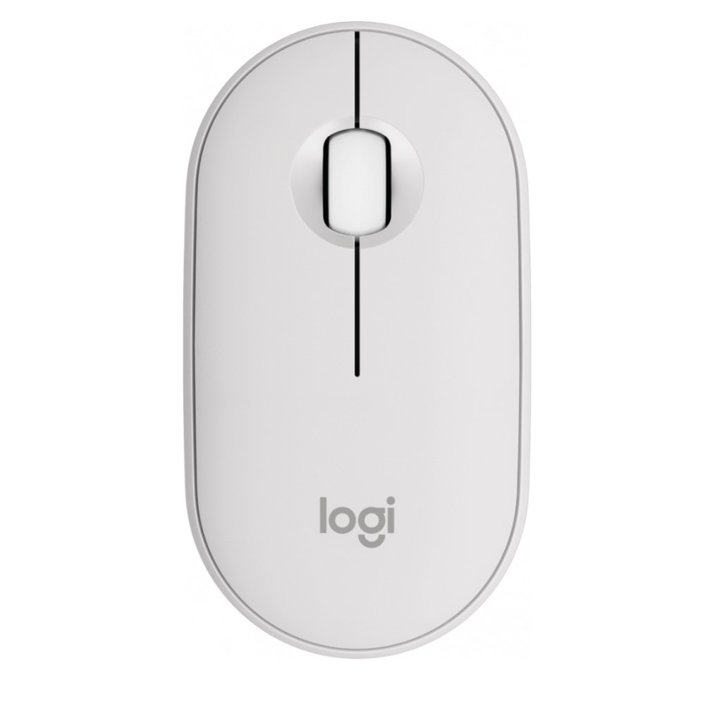 Mouse Logitech Óptico Pebble 2 M350s, Inalámbrico, Bluetooth, 4000DPI, Blanco.