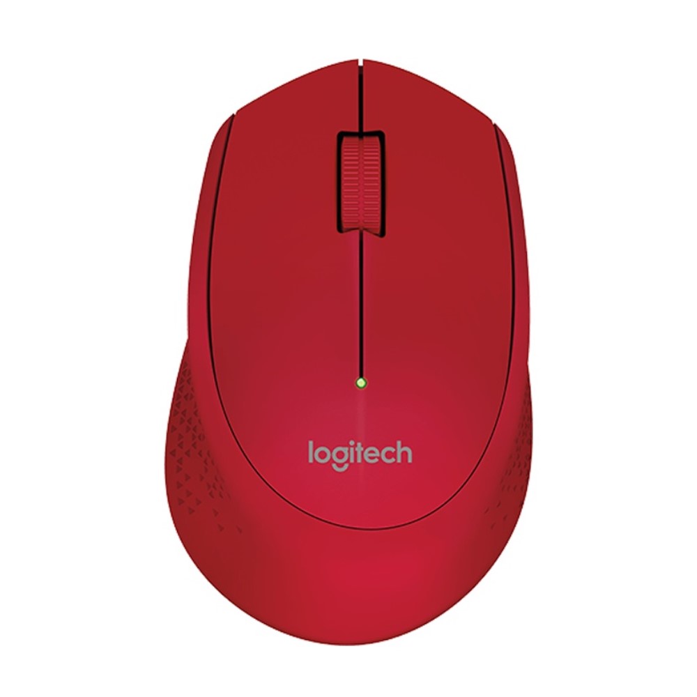 Mouse Logitech Óptico M280, Inalámbrico, 1000DPI, USB, Rojo. 
