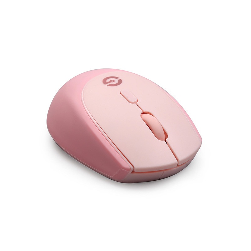 Mouse Getttech Óptico GAC-24404, Inalámbrico, 1600DPI, Rosa