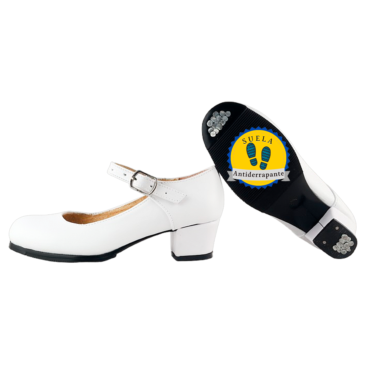 Zapato Danza Folklorica Regional Baile Niña 100% Piel 145-B