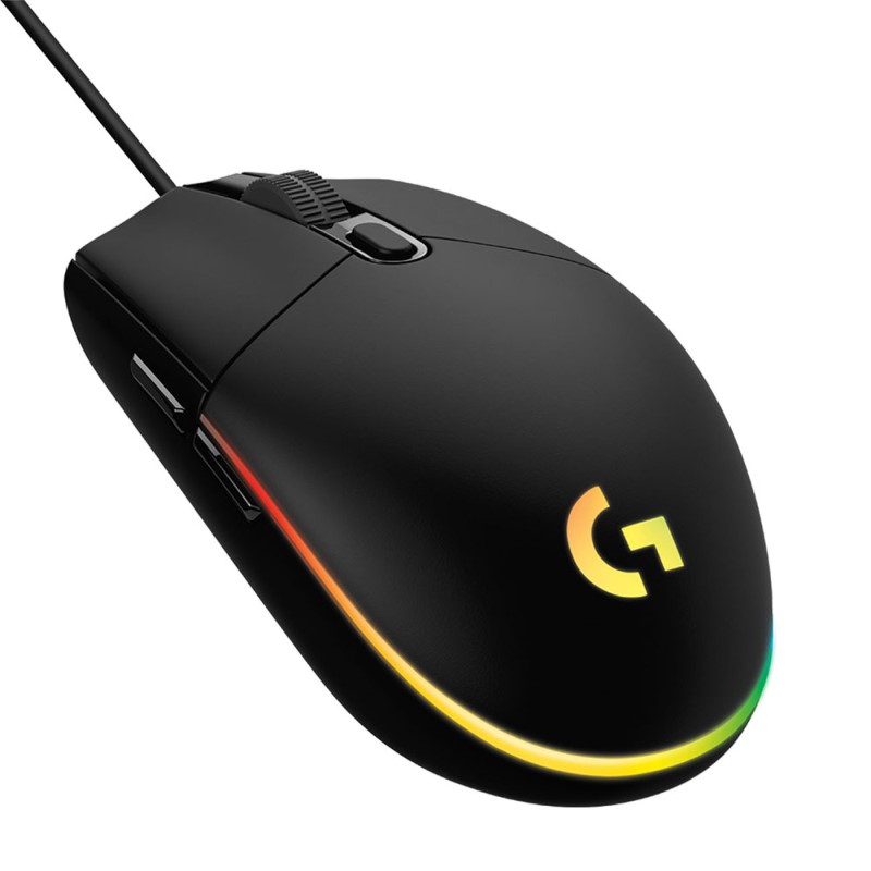 Logitech G203 LIGHTSYNC Mouse Gaming con Iluminación RGB Personalizable, 6 Botones Programables Seguimiento de hasta 8,000 DPI