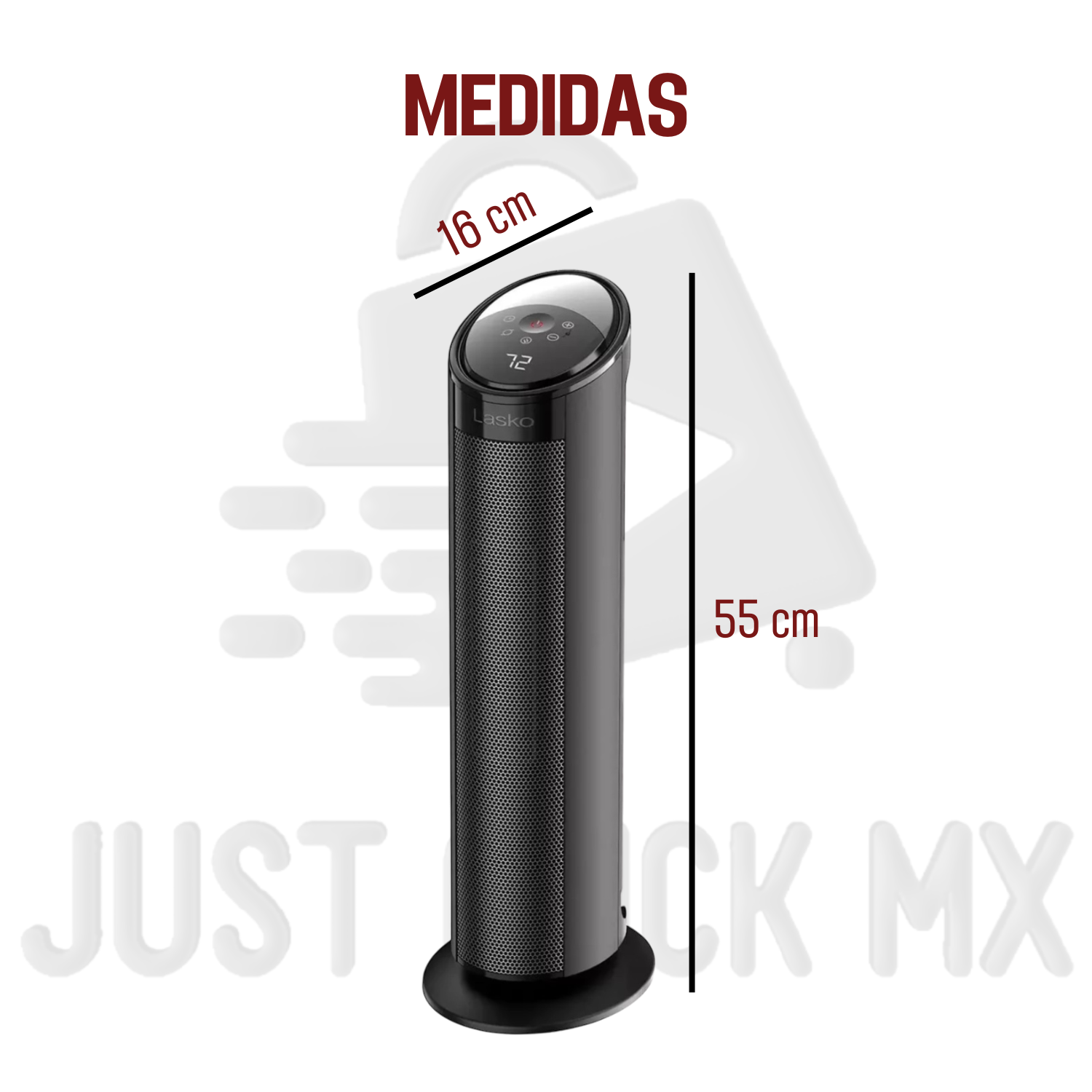 Calefactor Calentador De Torre Cerámico Digital Lasko 55 Cm