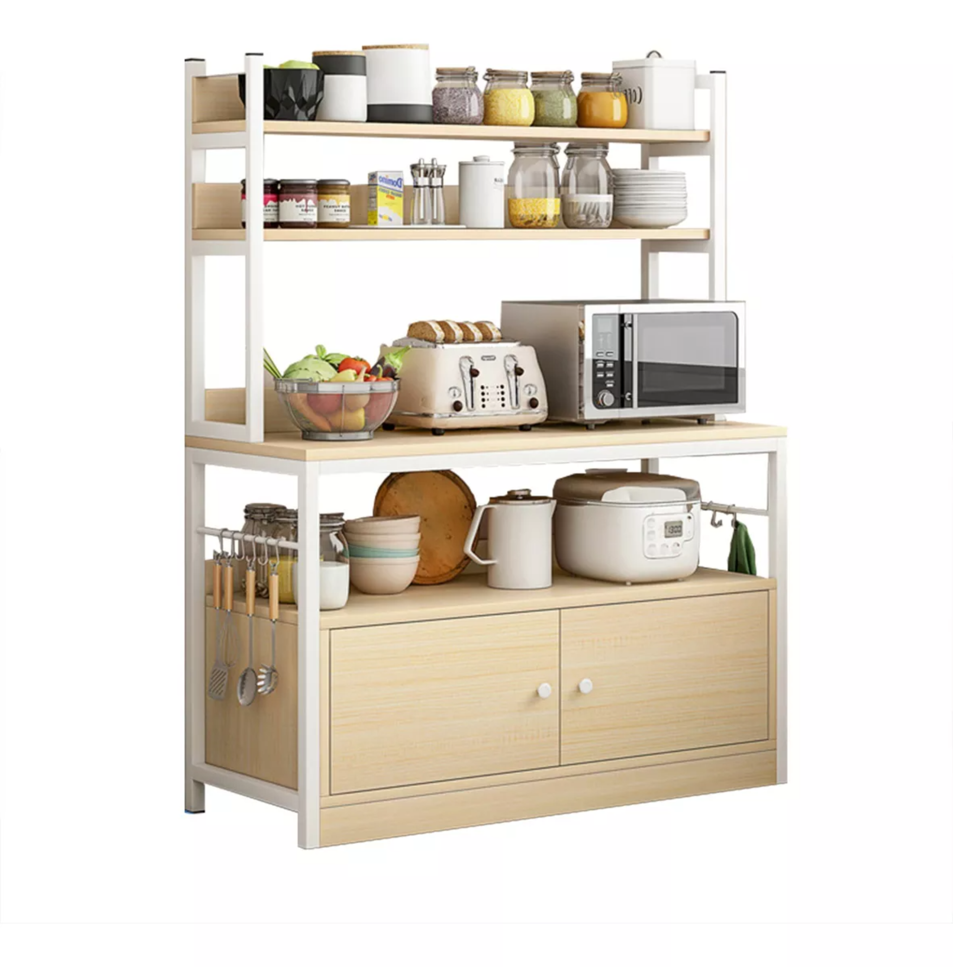Rack Mueble Organizador Multiusos Cocina Moderno Microondas