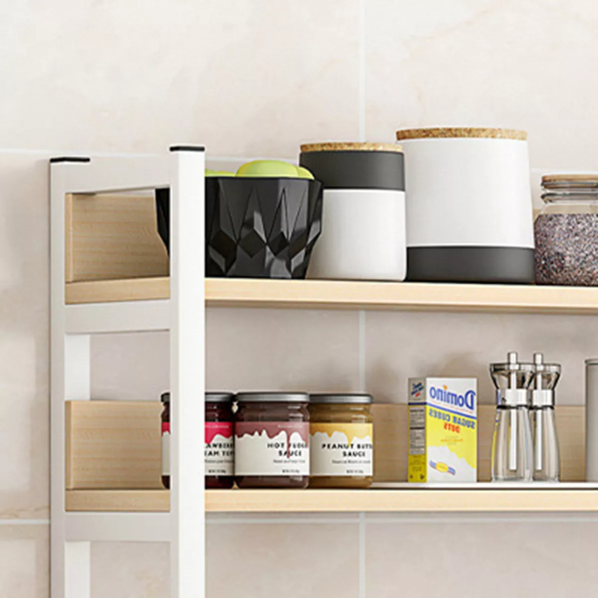 Rack Mueble Organizador Multiusos Cocina Moderno Microondas