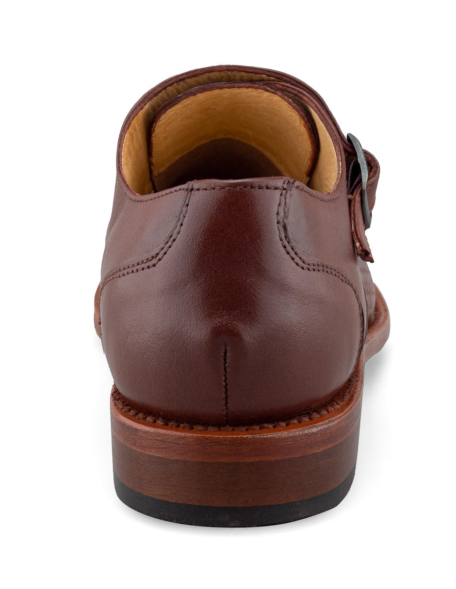 Zapato De Doble Hebilla de Piel Bordada para Hombre Dasalo