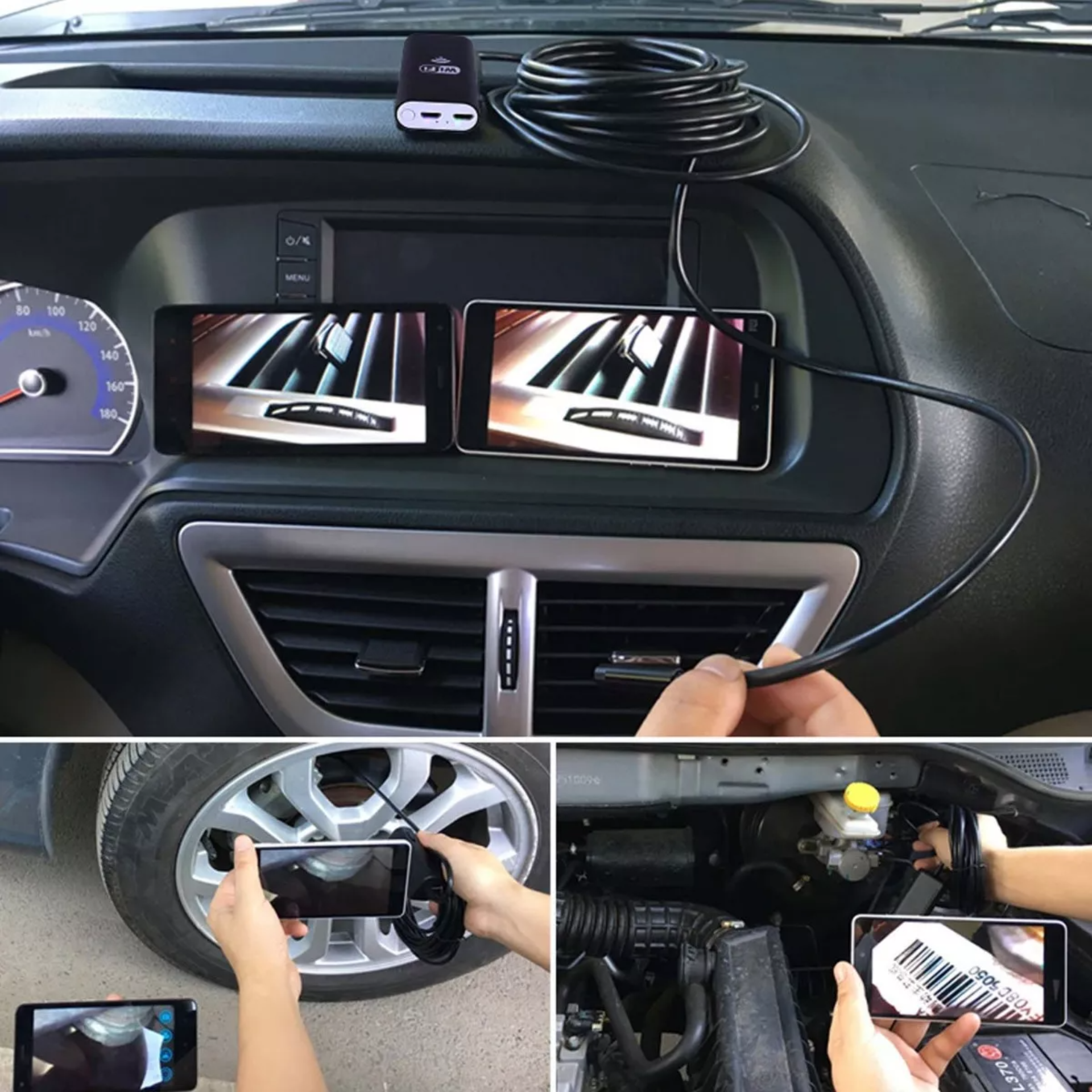 Cámara Endoscópica Para Boroscopio, Wifi, Android, Ios, Led.