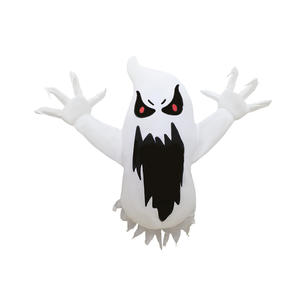 Inflable De Halloween Fantasma 1.2mts Con Luz Decorativo Exterior