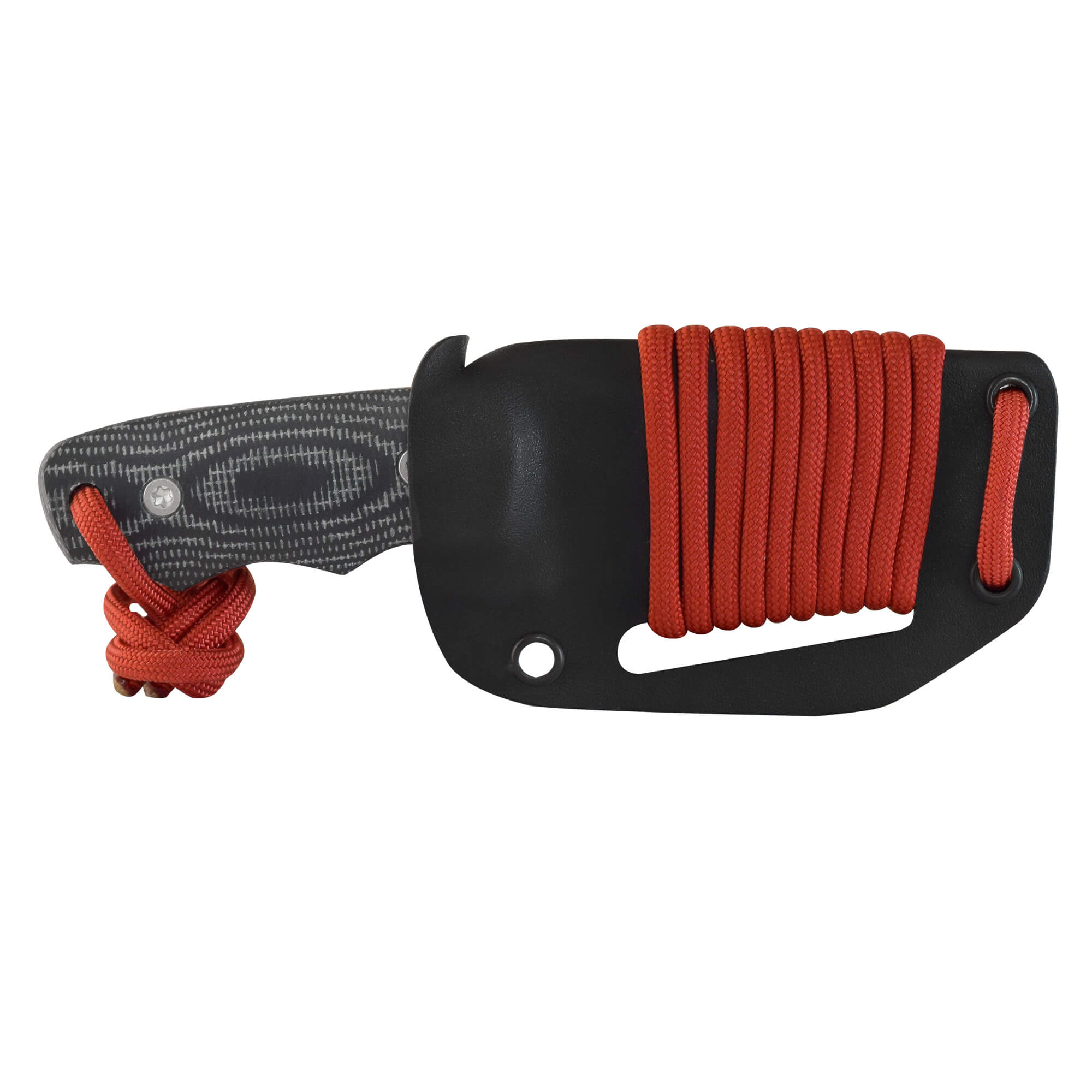 Cuchillo "Chaman-Micra", para campo y supervivencia, con funda de kydex, acero inoxidable, dureza AN58