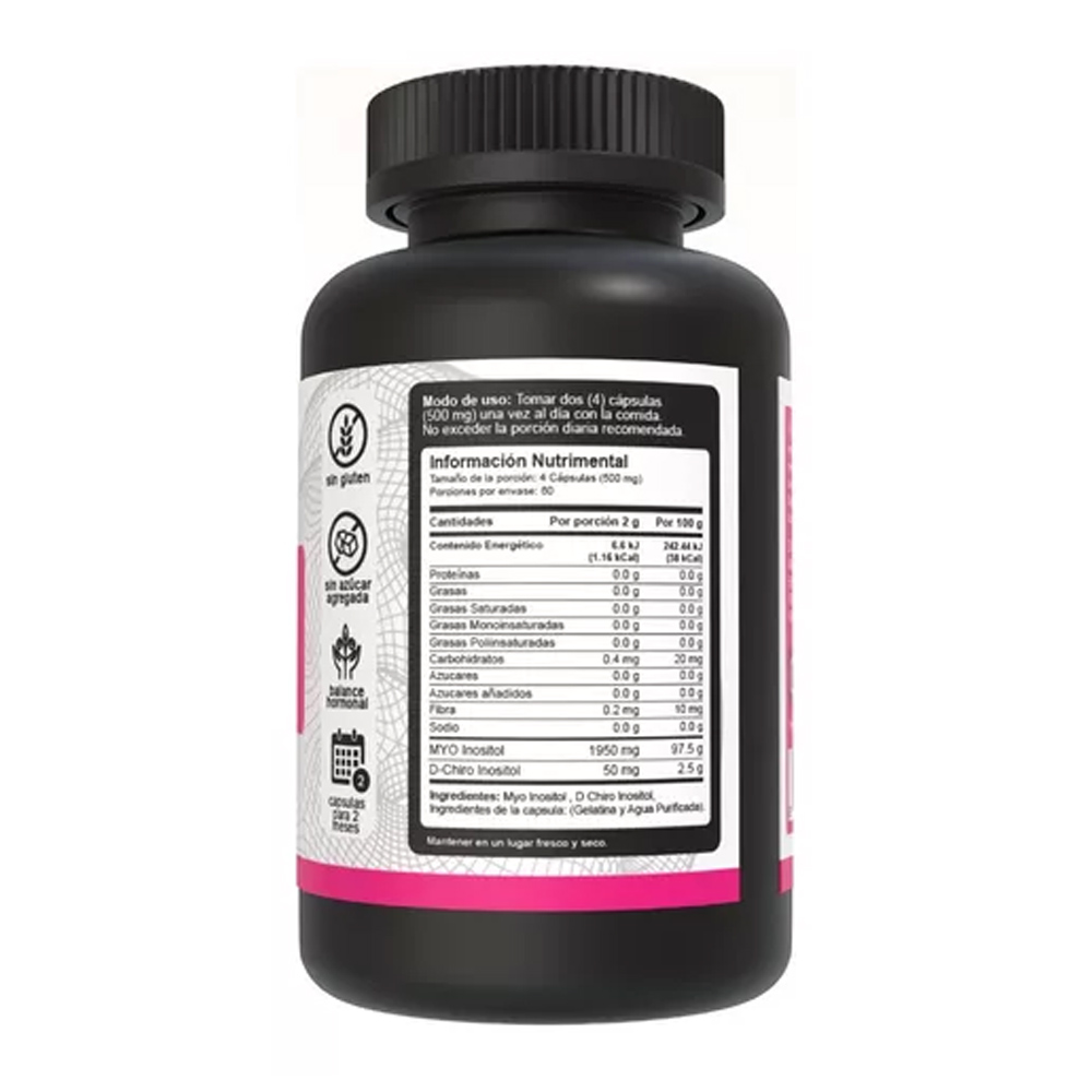 Myo & D-chiro Inositol 2000 Mg Vnat 240 Capsulas