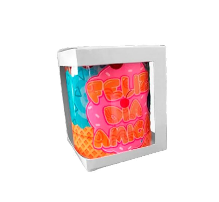 Caja para taza 11oz de cartón 180°- 50PZ