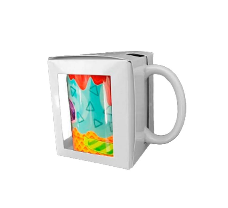 Caja para taza 11oz de cartón 180°- 50PZ