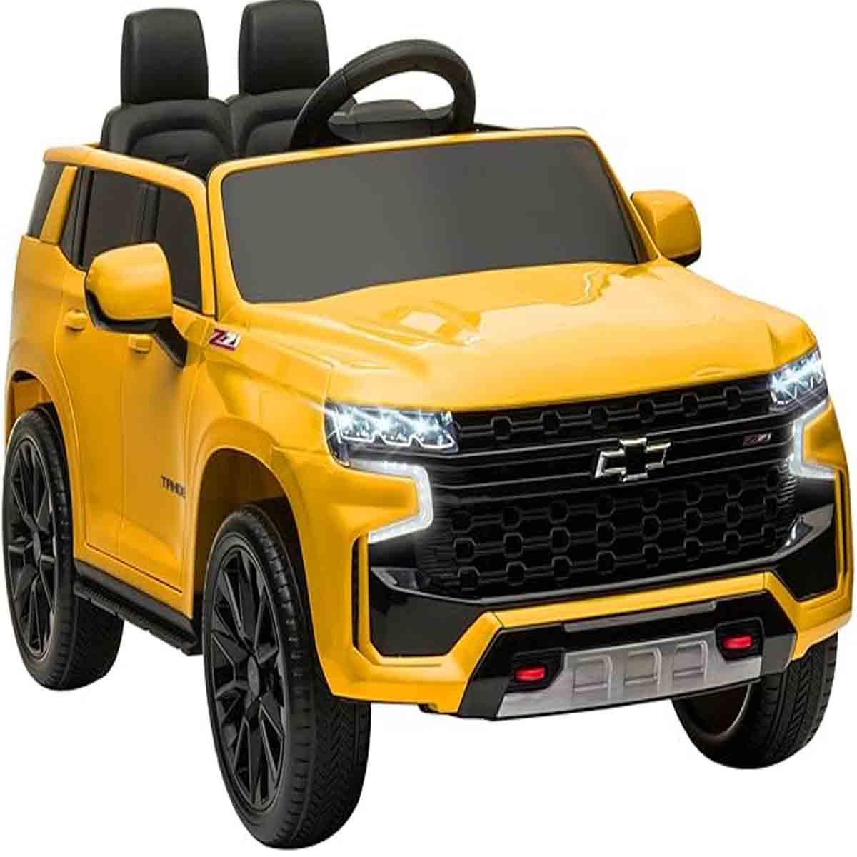 Carro Camioneta Montable Electrico 12V Tahoe SUV Amarillo