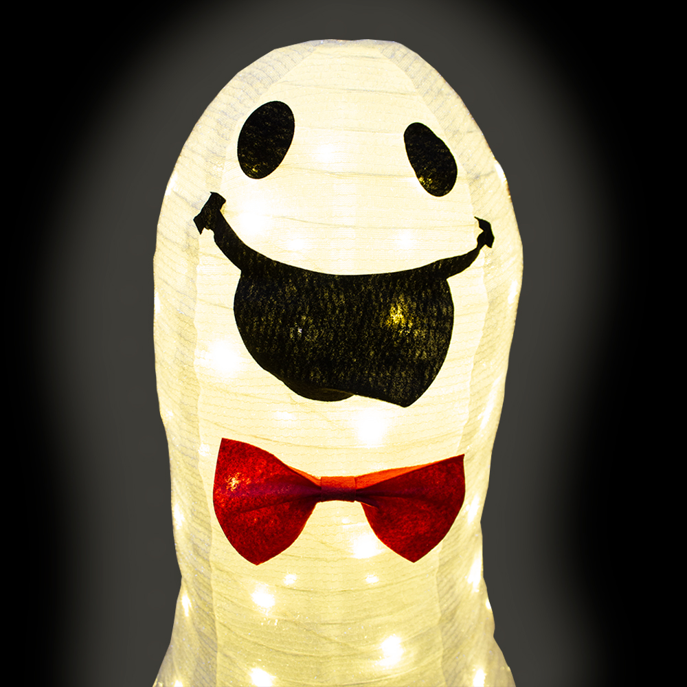  Decoraciones Metalica Halloween con Forma de Fantasma  en 3D Realistas
