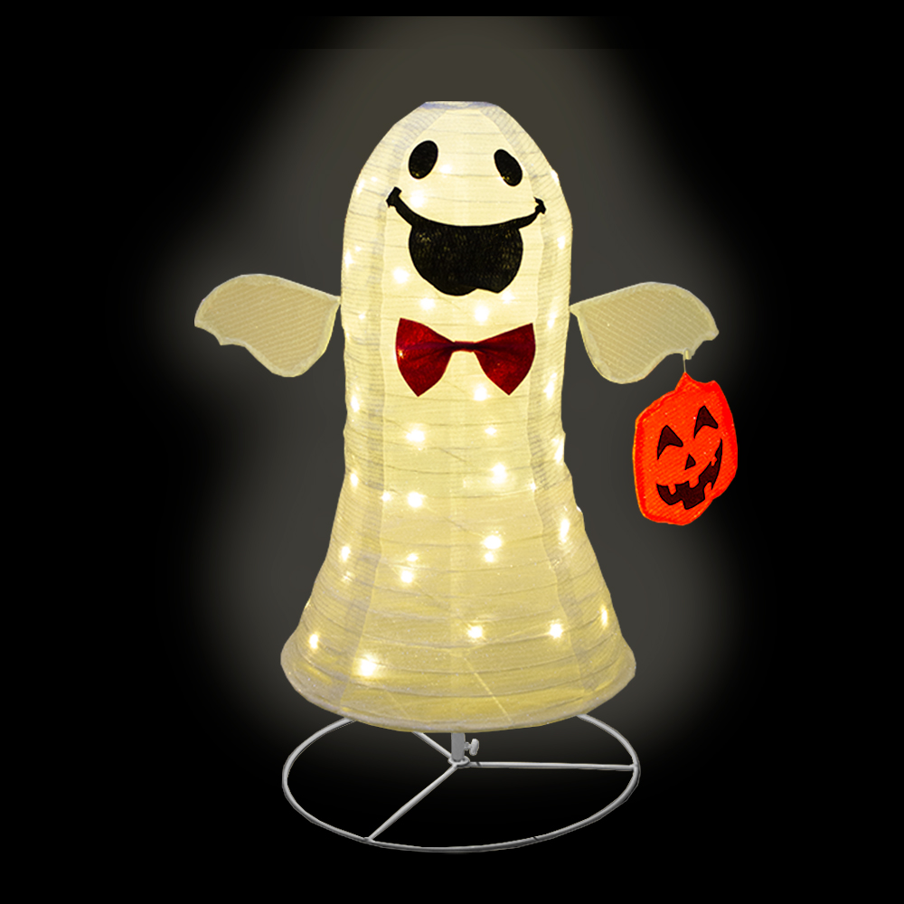 Decoraciones Metalica Halloween con Forma de Fantasma  en 3D Realistas