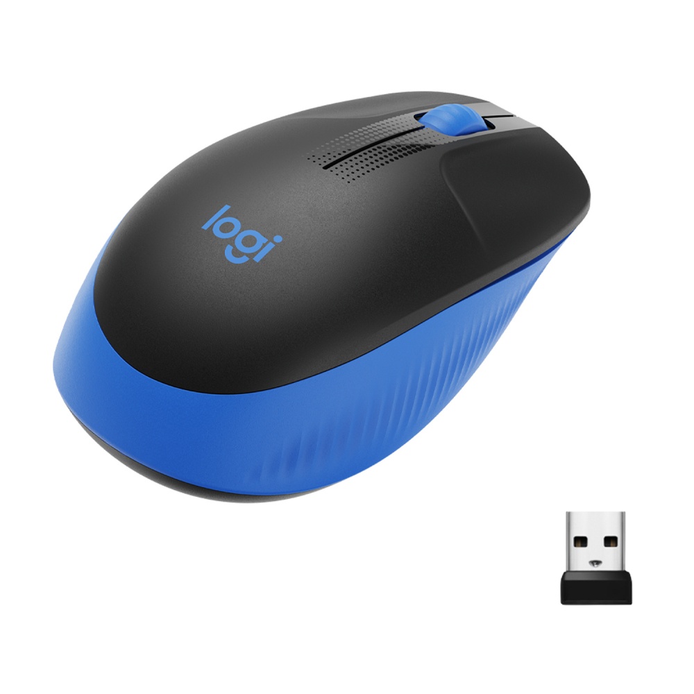 Mouse Logitech Óptico Logitech M190, RF Inalámbrico, 1000DPI, Azul