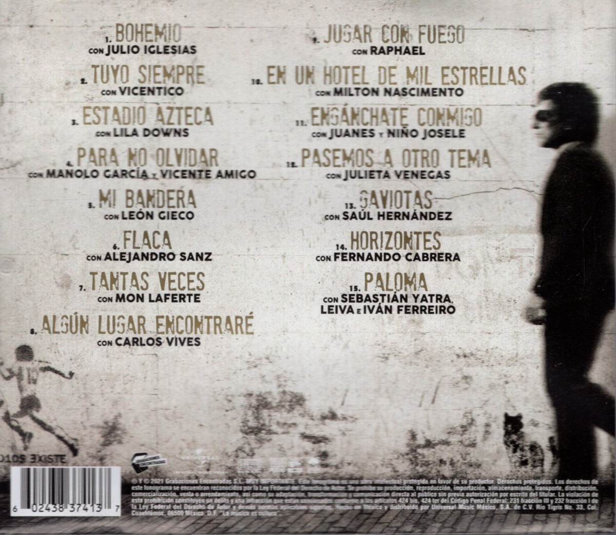 Andres Calamaro - Dios Los Cria - Disco Cd 15 Canciones.