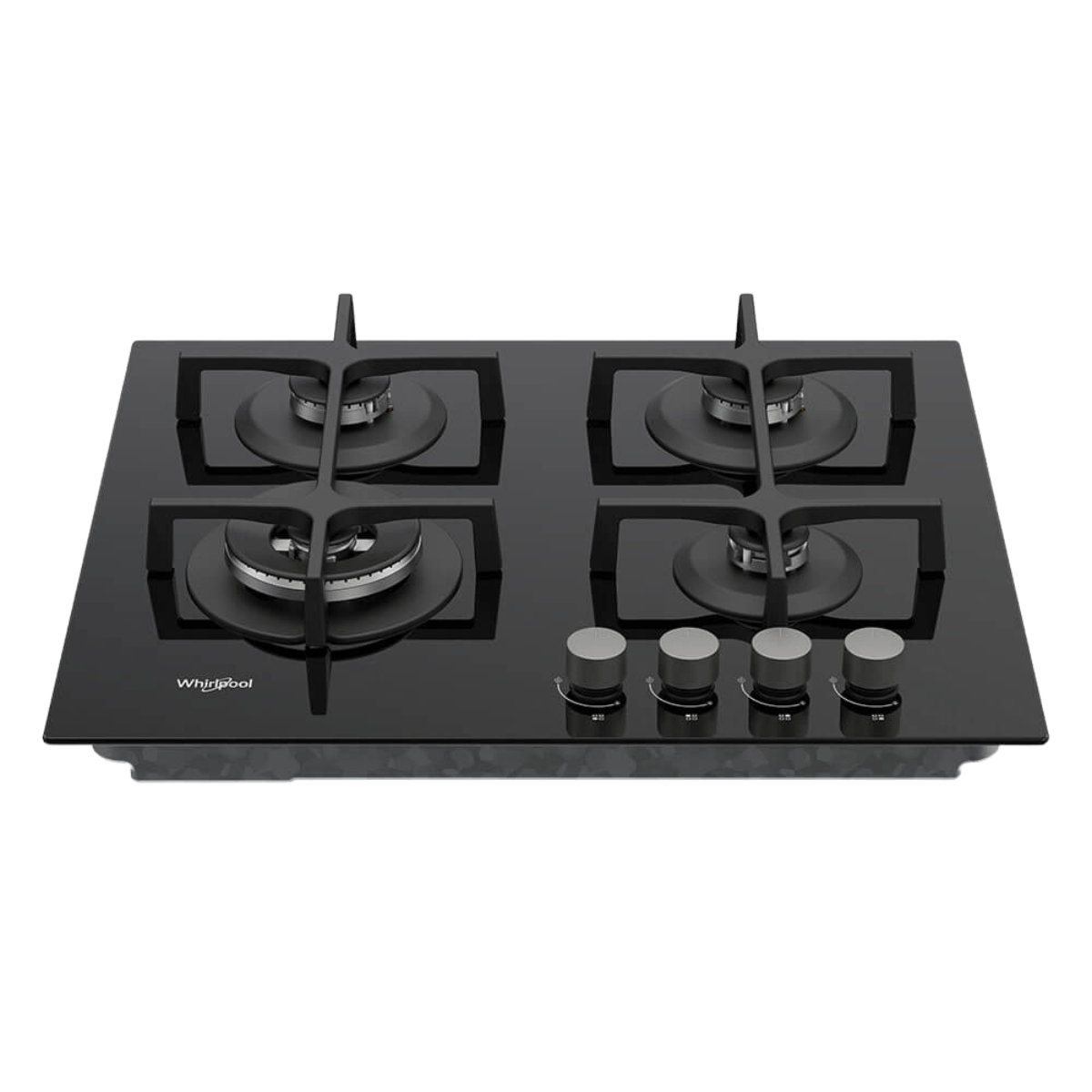 Parrilla Gas Empotre Vitrocerámica Whirlpool GOA6423NB 59 cm 4 Quemadores