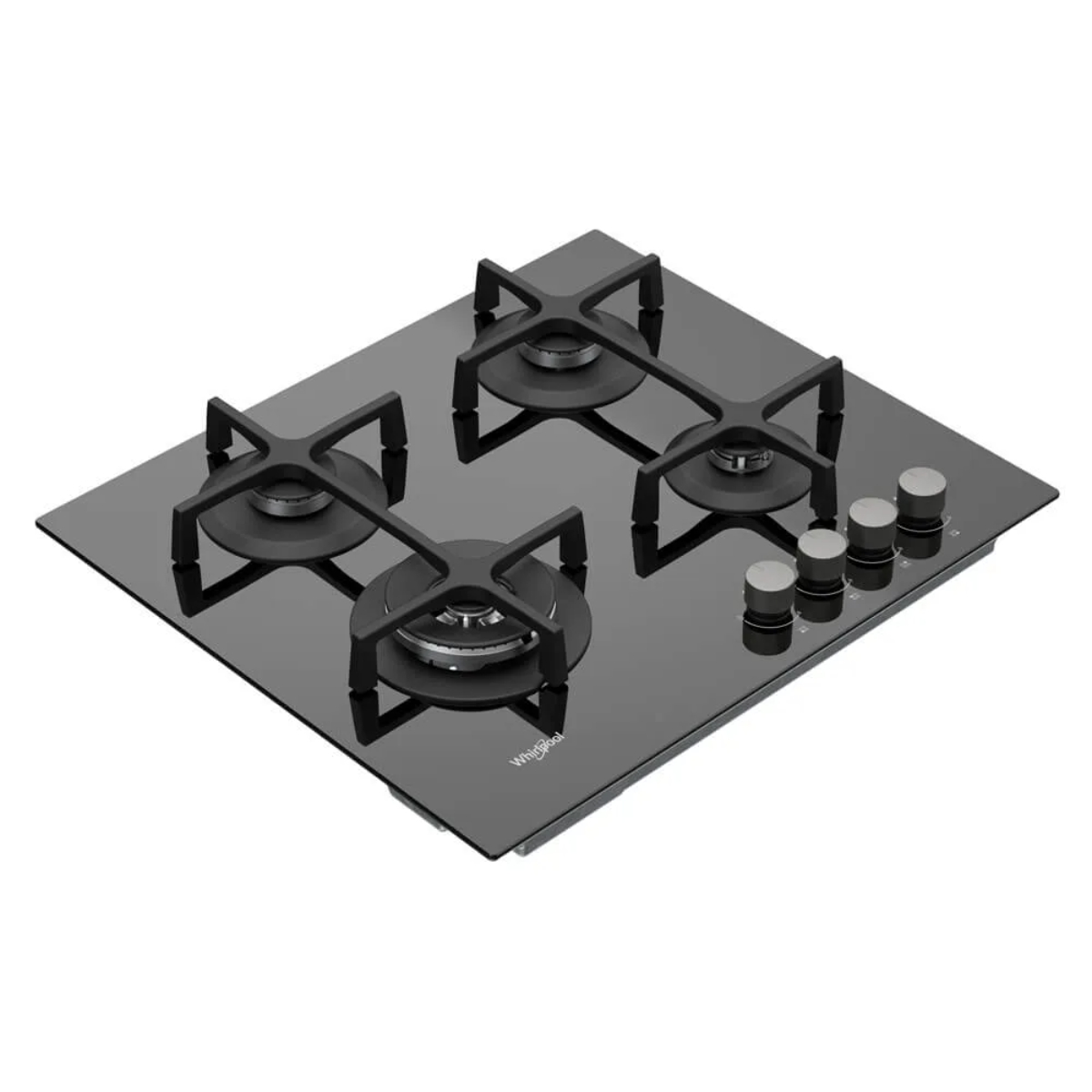 Parrilla Gas Empotre Vitrocerámica Whirlpool GOA6423NB 59 cm 4 Quemadores