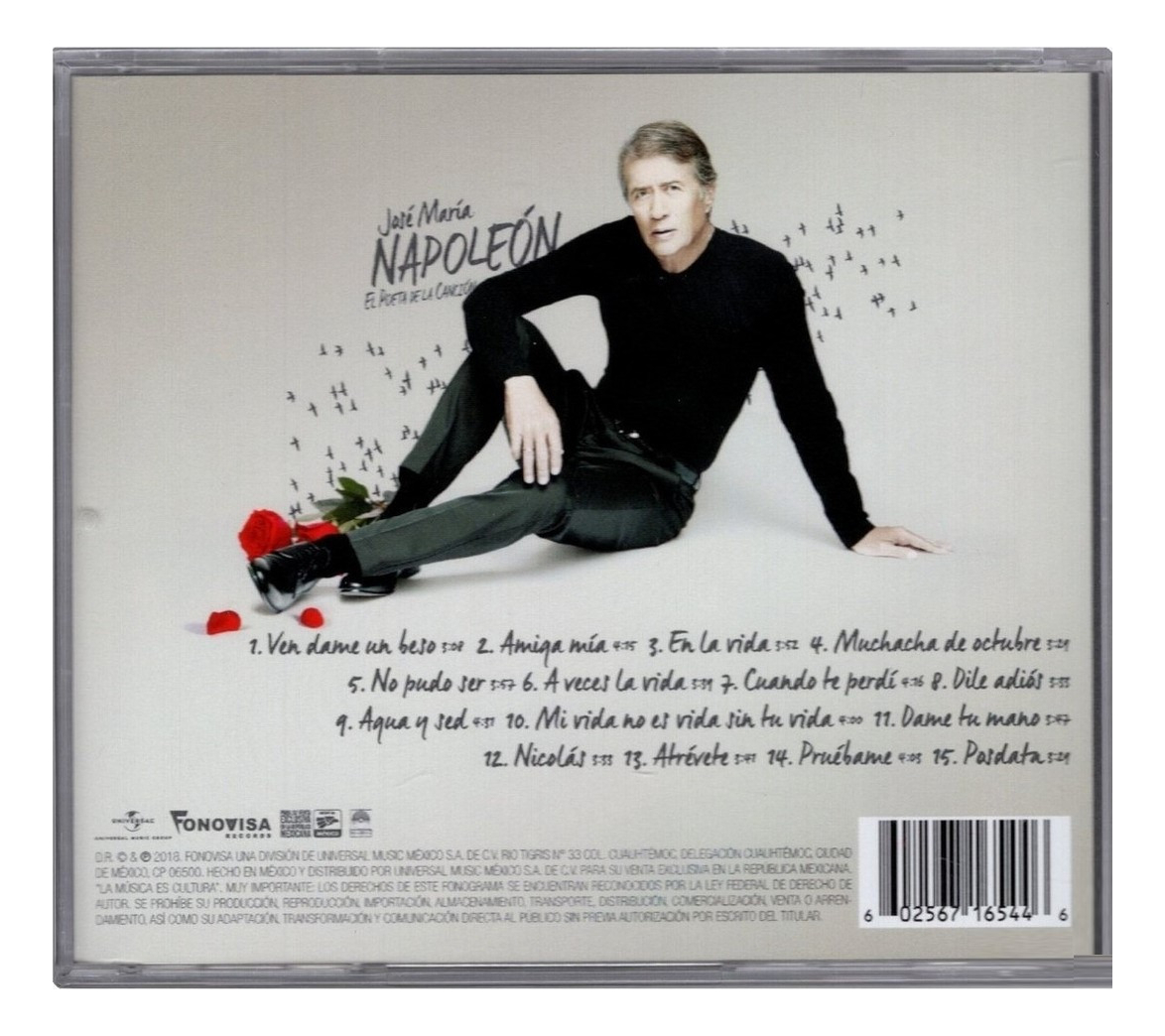 Jose Maria Napoleon - El Poeta De La Cancion - Disco Cd.