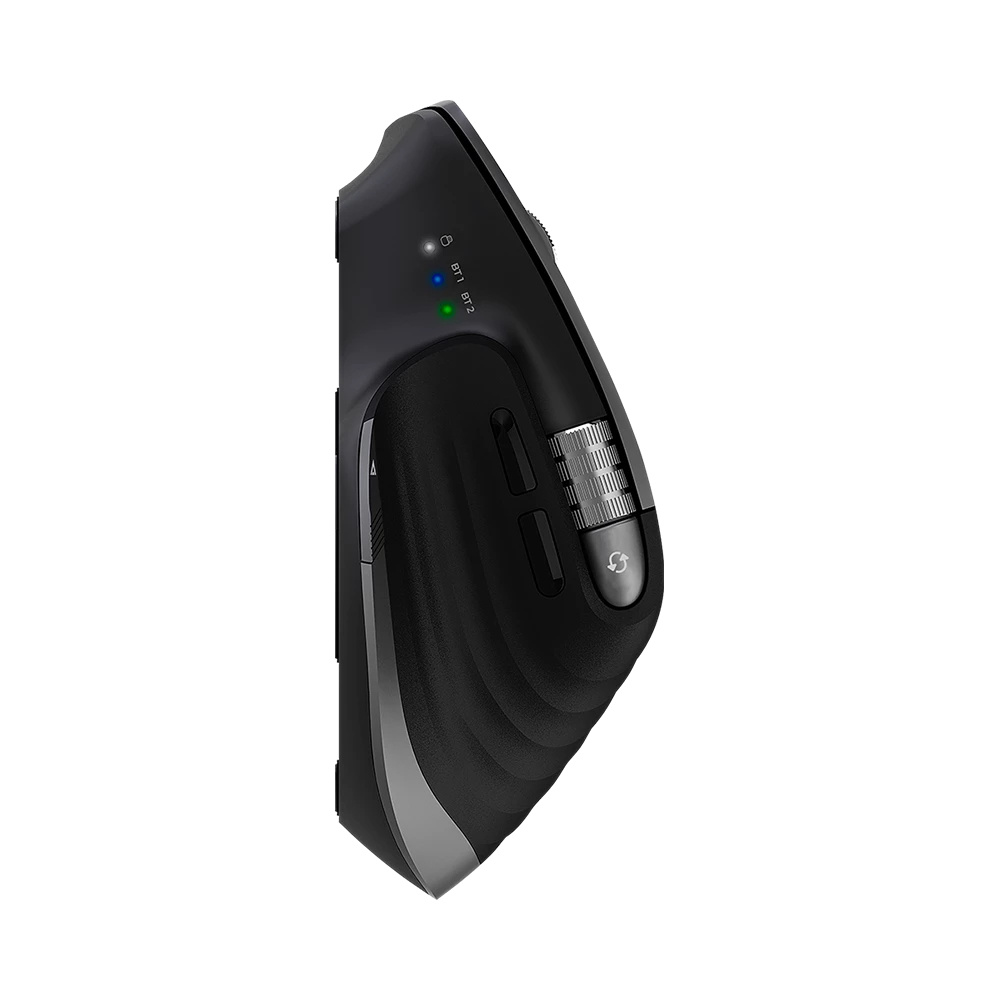 Acteck Mouse Ergonomico VIRTUOS Pro MI780 3000dpi Inalambrico 8 Botones Negro 
