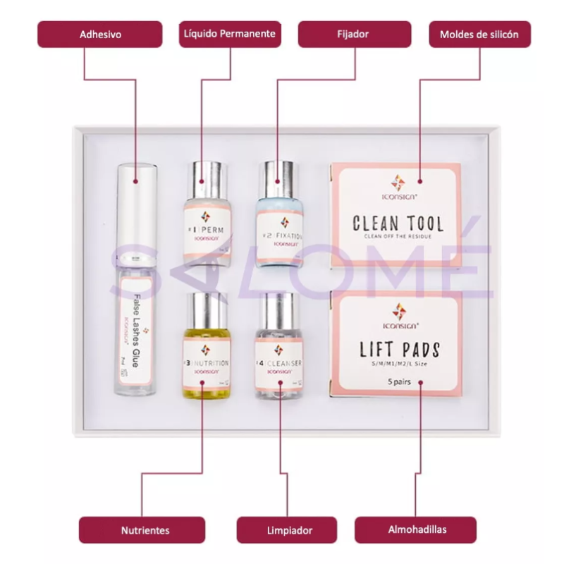 Kit rizador de pestañas  lash lifting