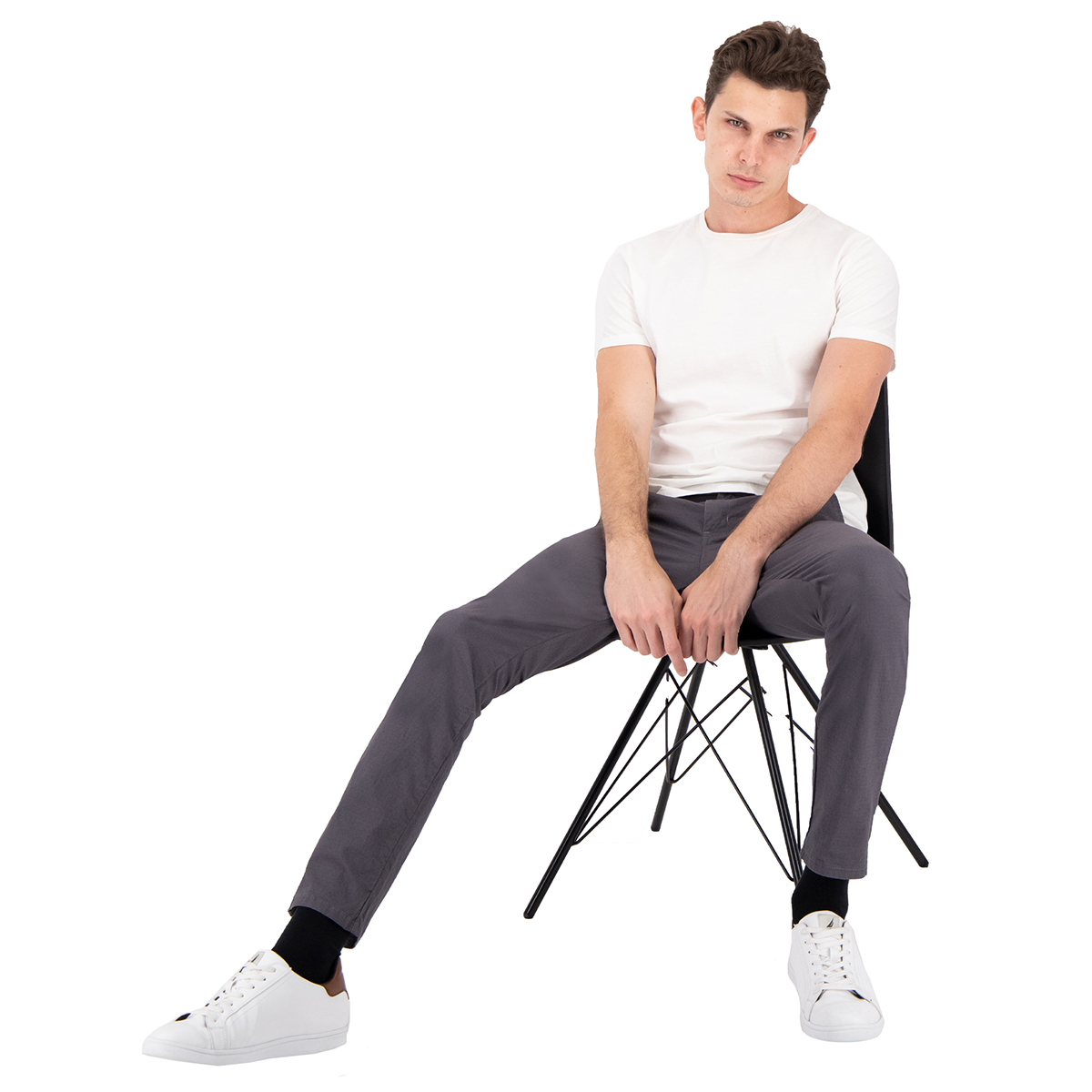 Pantalón Holstone Estilo Chino De Gabardina Para Hombre