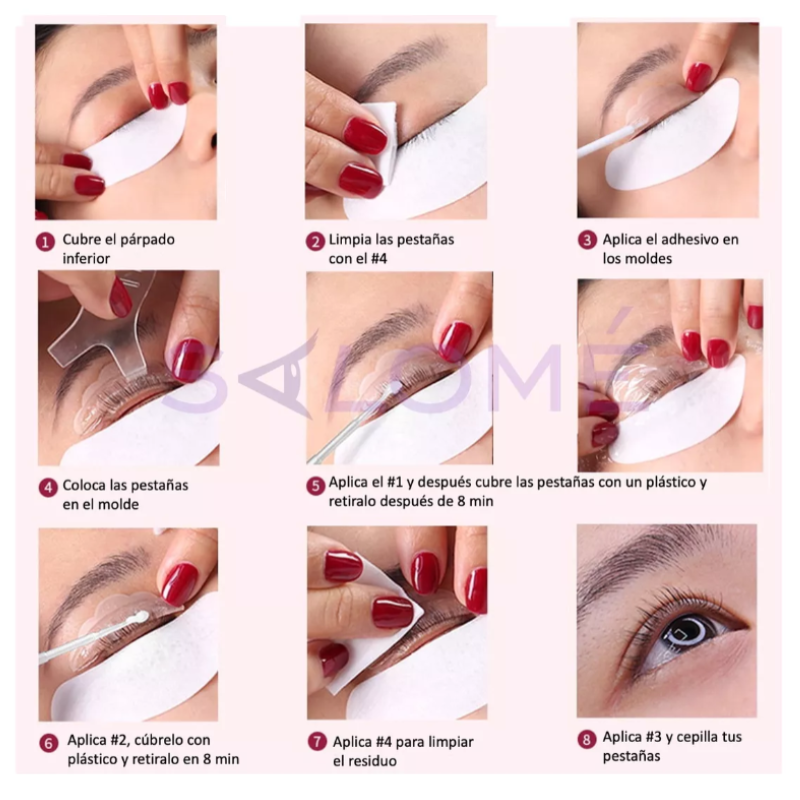 Kit rizador de pestañas  lash lifting