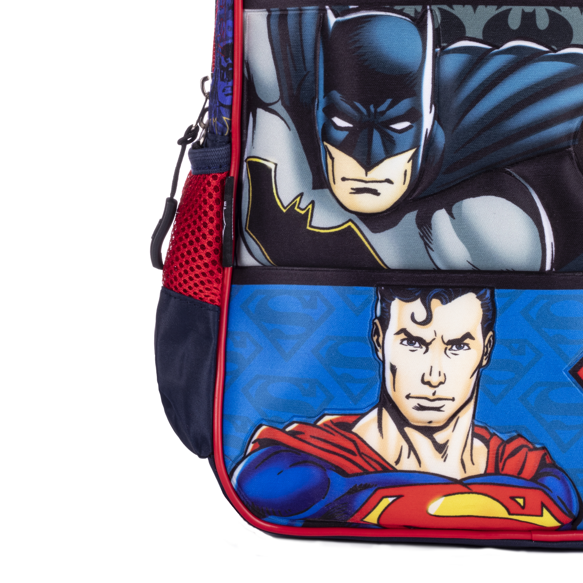 Mochila Kínder Liga De La Justicia 3d Escolar Super Héroes Color Multicolor