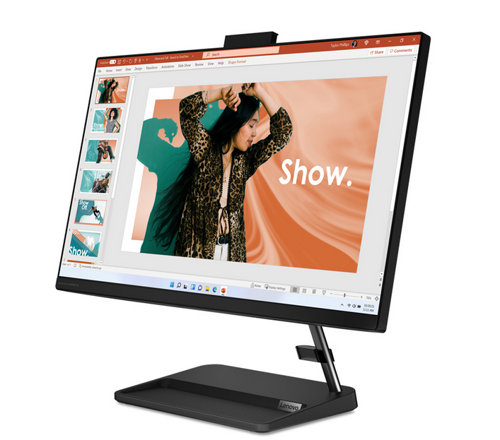 Lenovo IdeaCentre AIO 3 24IAP7 All-in-One 23.8", Intel Celeron 7305 1.10GHz, 8GB, 1TB + 256GB SSD, Windows 11 Home 64-bit, Negro. 