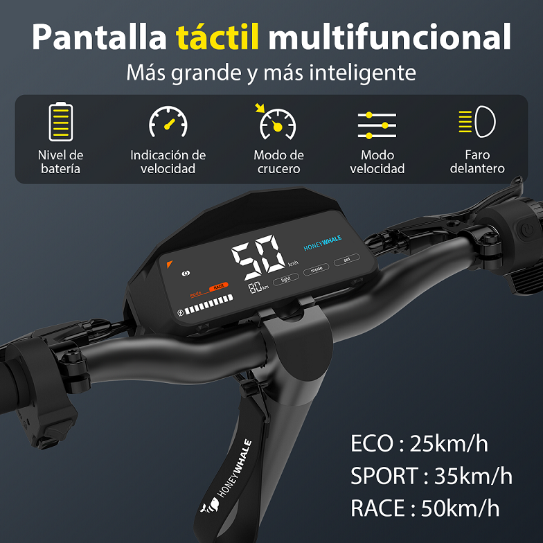 Scooter Eléctrico Plegable Honey Whale H2