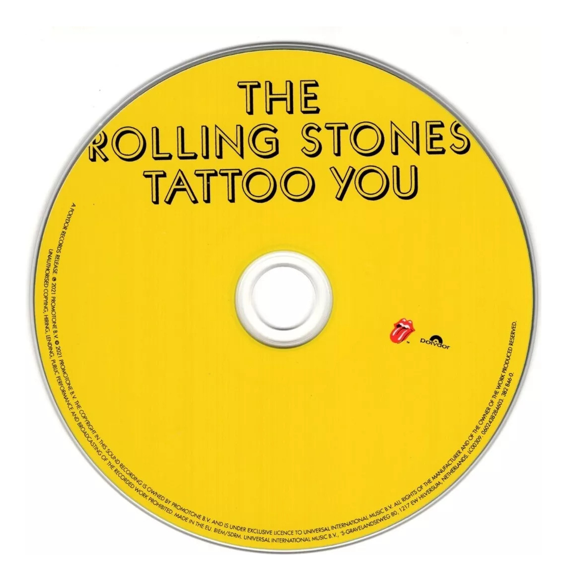 The Rolling Stones - Tattoo You - Disco Cd 11 Canciones.