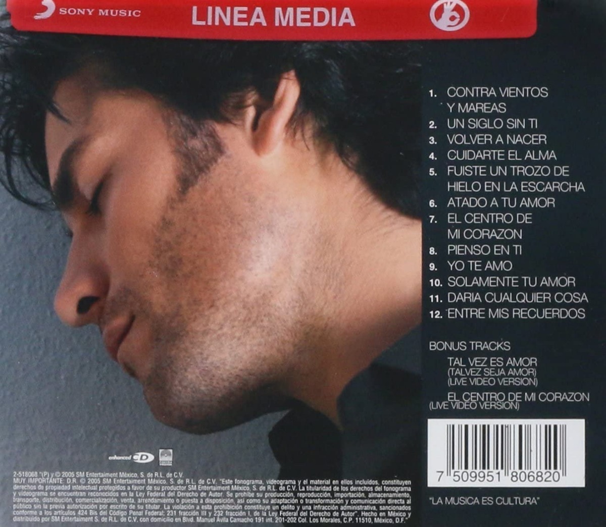 Chayanne - Desde Siempre - Disco Cd 12 Canciones + Bonus