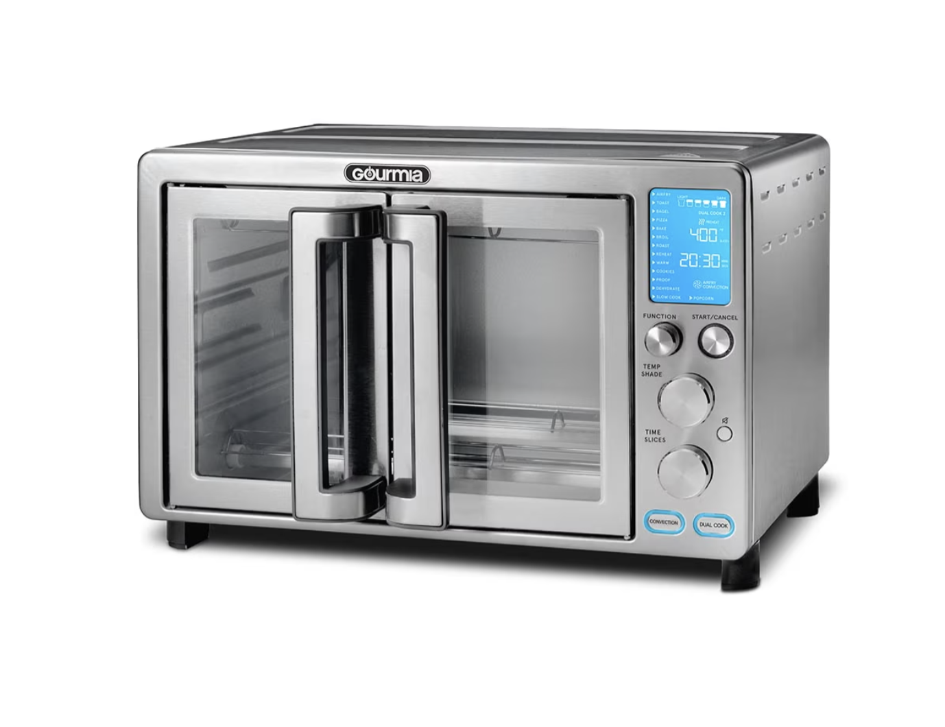 Horno  Gourmia  Freidora De Aire 24 L 2 Puertas