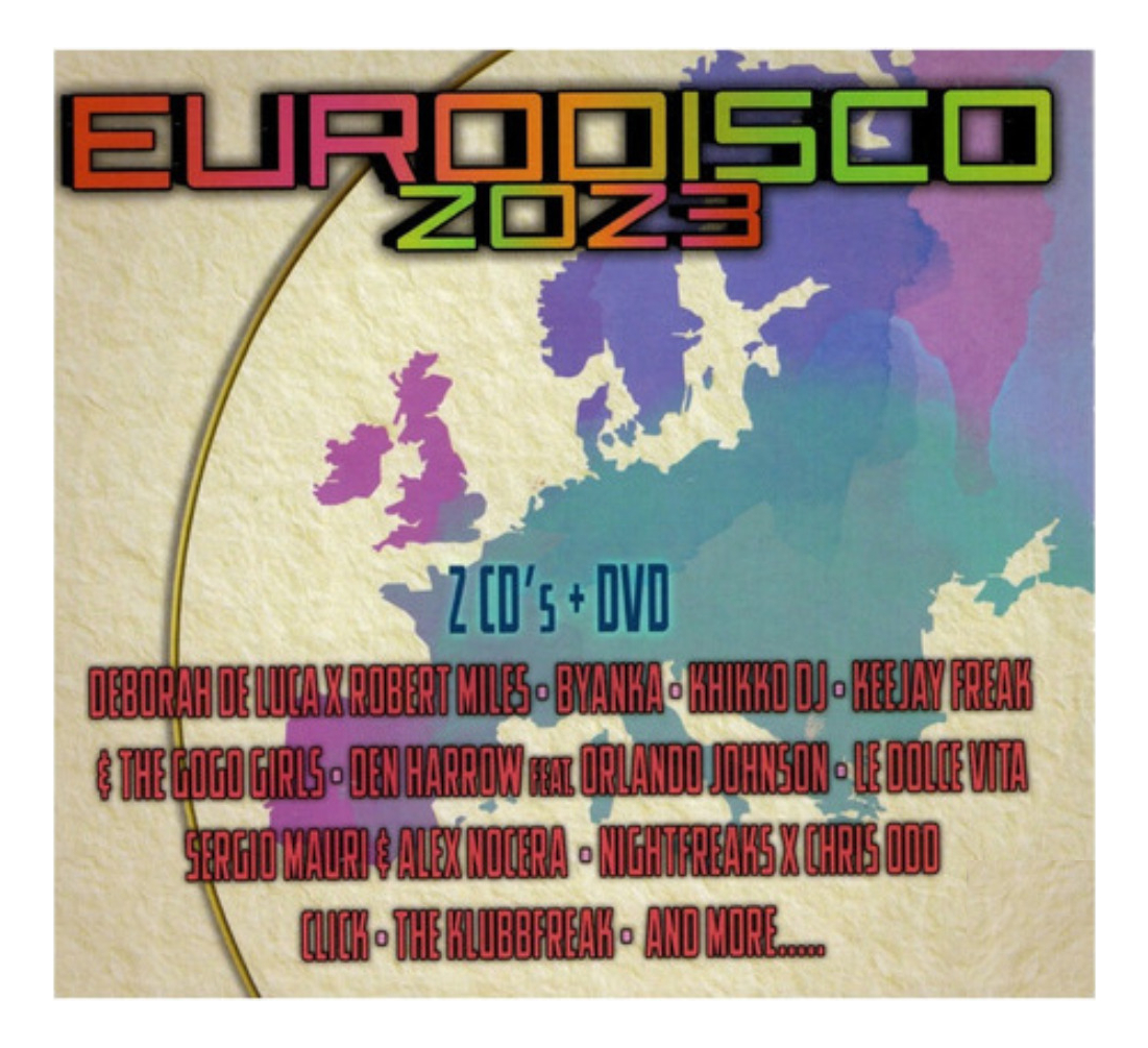 Eurodisco 2023 Digipack 2 Discos Cd  Dvd.