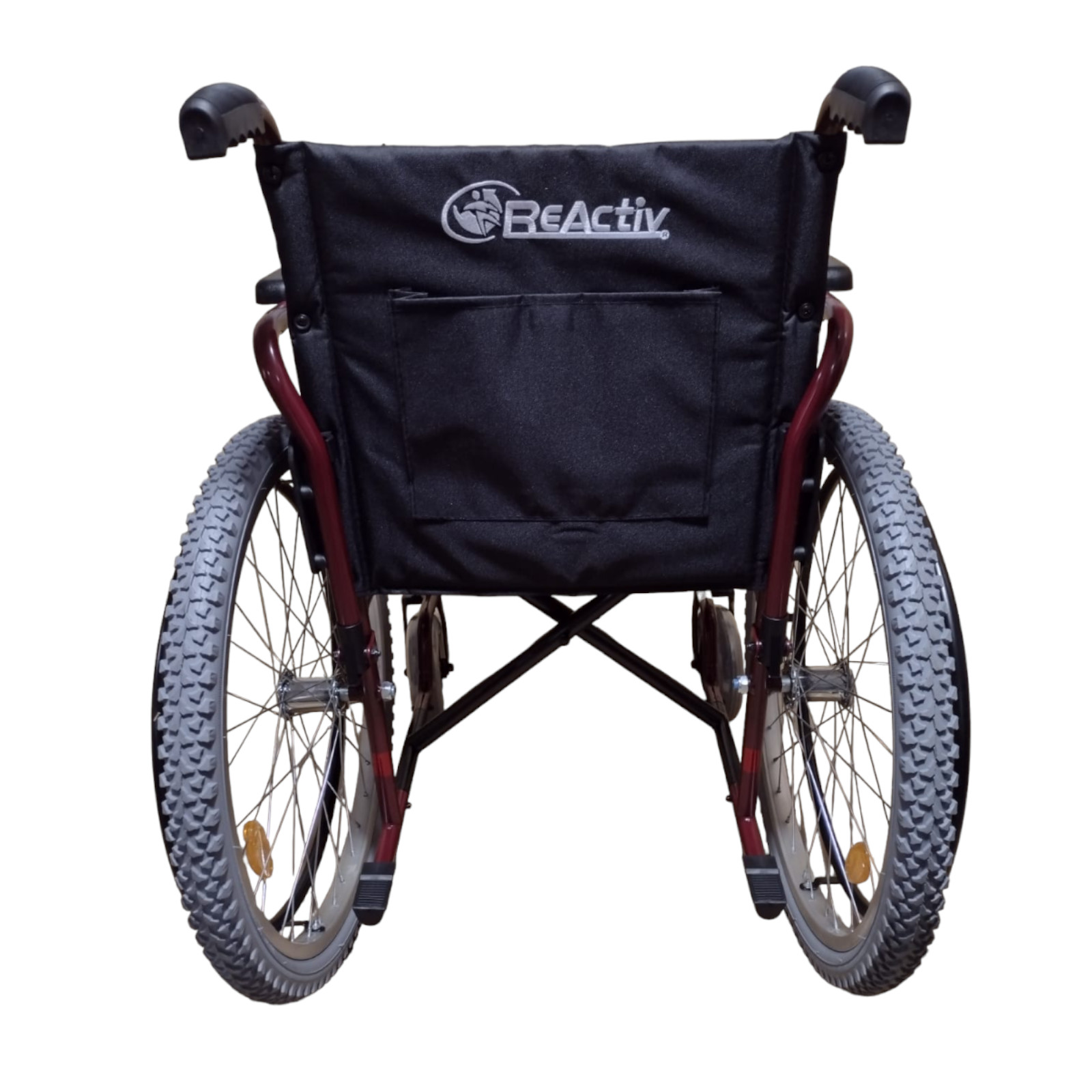 Silla De Ruedas Todo Terreno Descansapies Xtreme 18" ReActiv Roja Lava