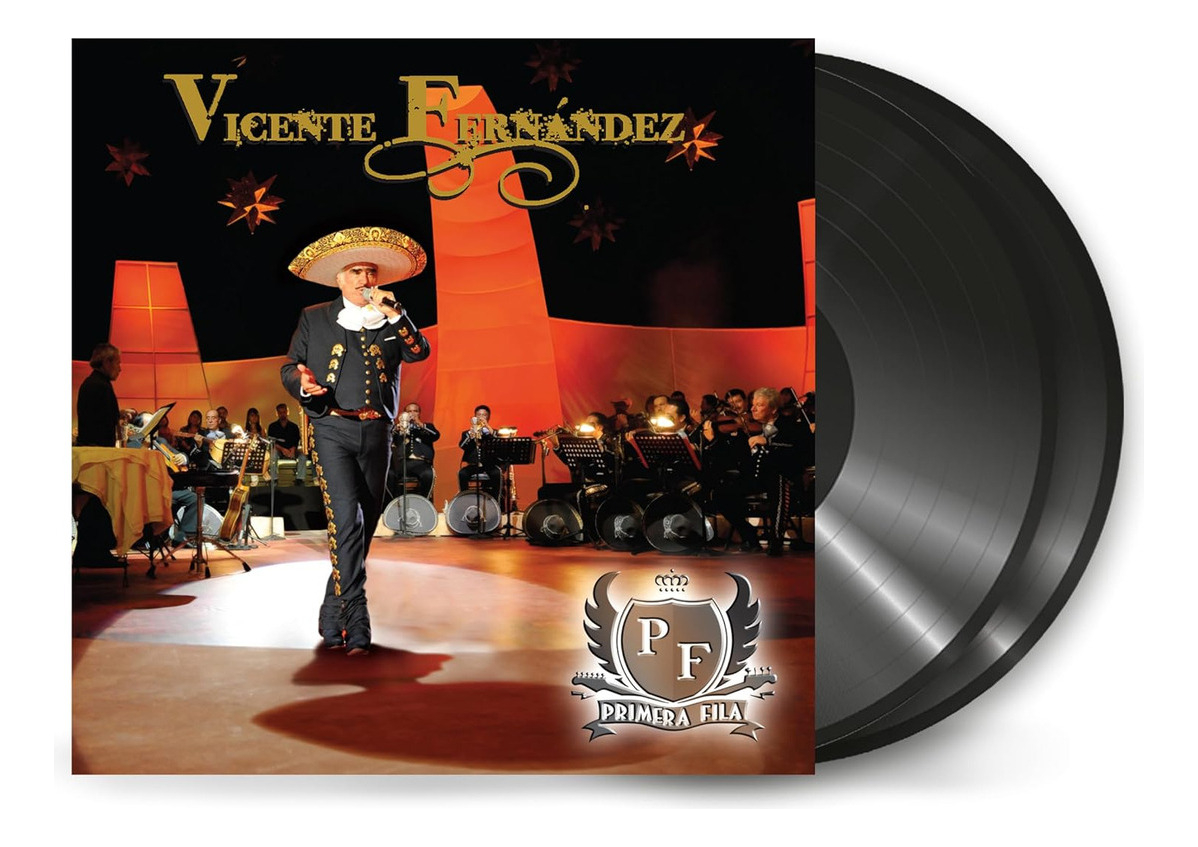 Vicente Fernandez Primera Fila 2 Lp Vinyl  Dvd