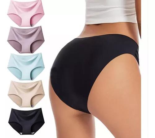 Conjunto De 5 Bragas De Seda De Hielo Para Dama