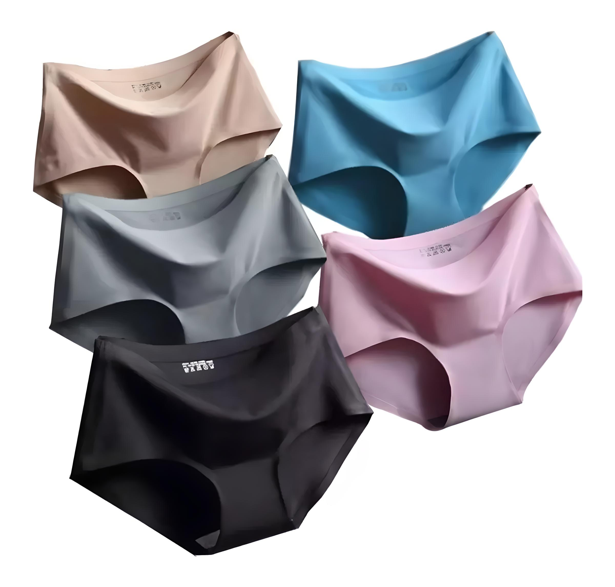 Conjunto De 5 Bragas De Seda De Hielo Para Dama