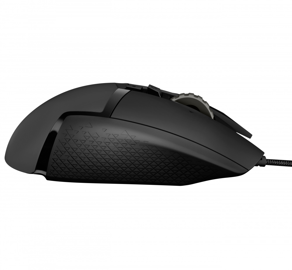 Mouse Gamer Ergonómico Logitech Óptico G502 Hero RGB, Alámbrico, USB, 16.000DPI, Negro